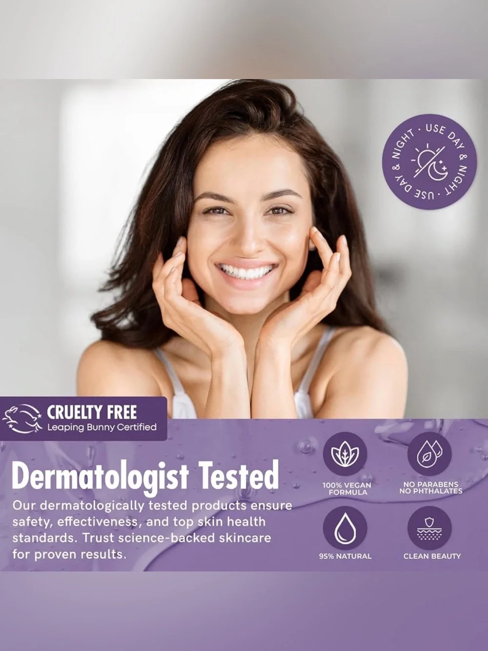 Collagen & Peptides Anti-Aging Facial Serum — Purple